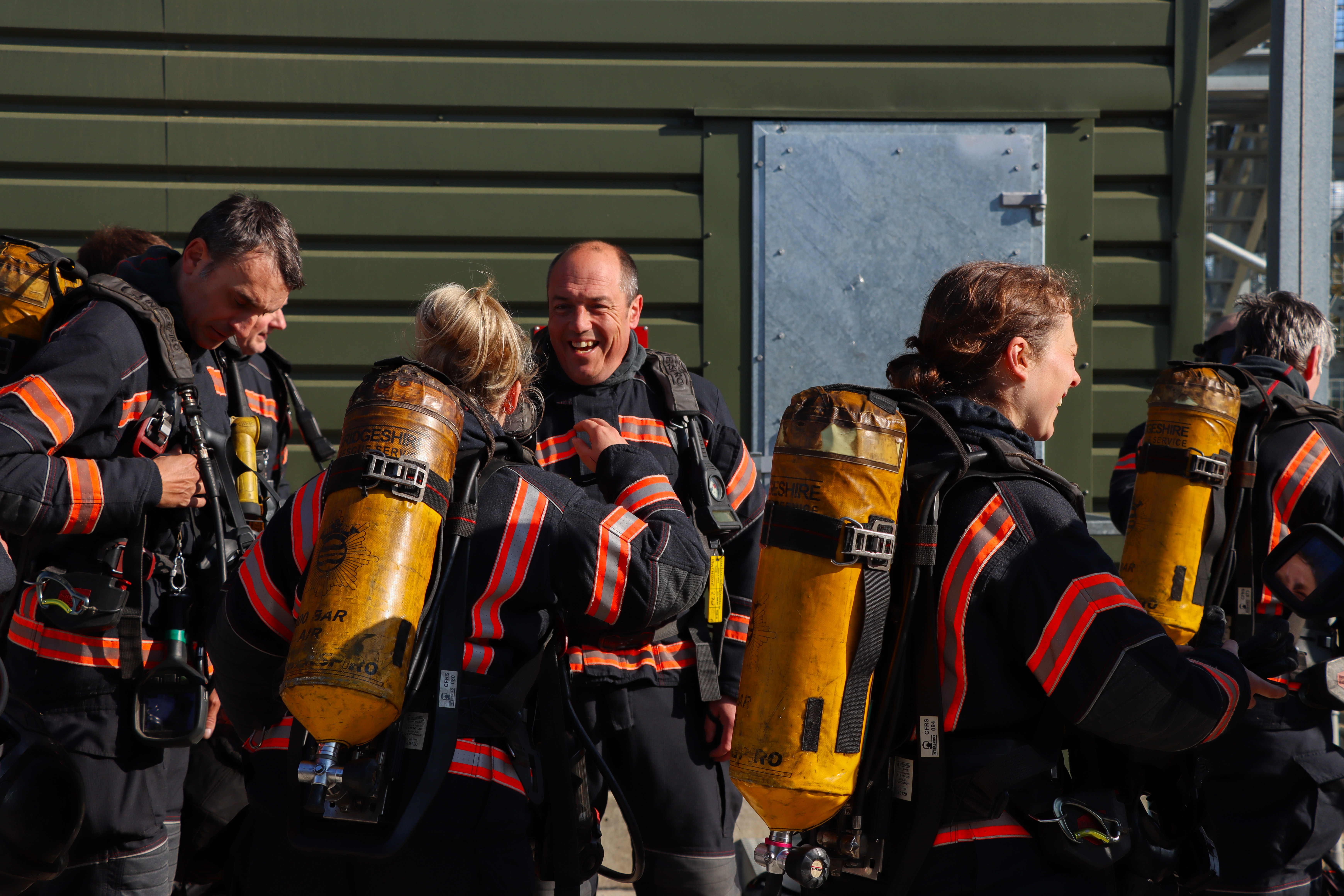 group of firefighters