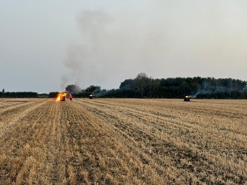 Fire in the open