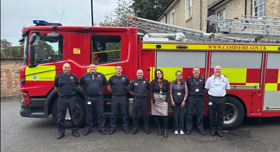 Fire engine visit